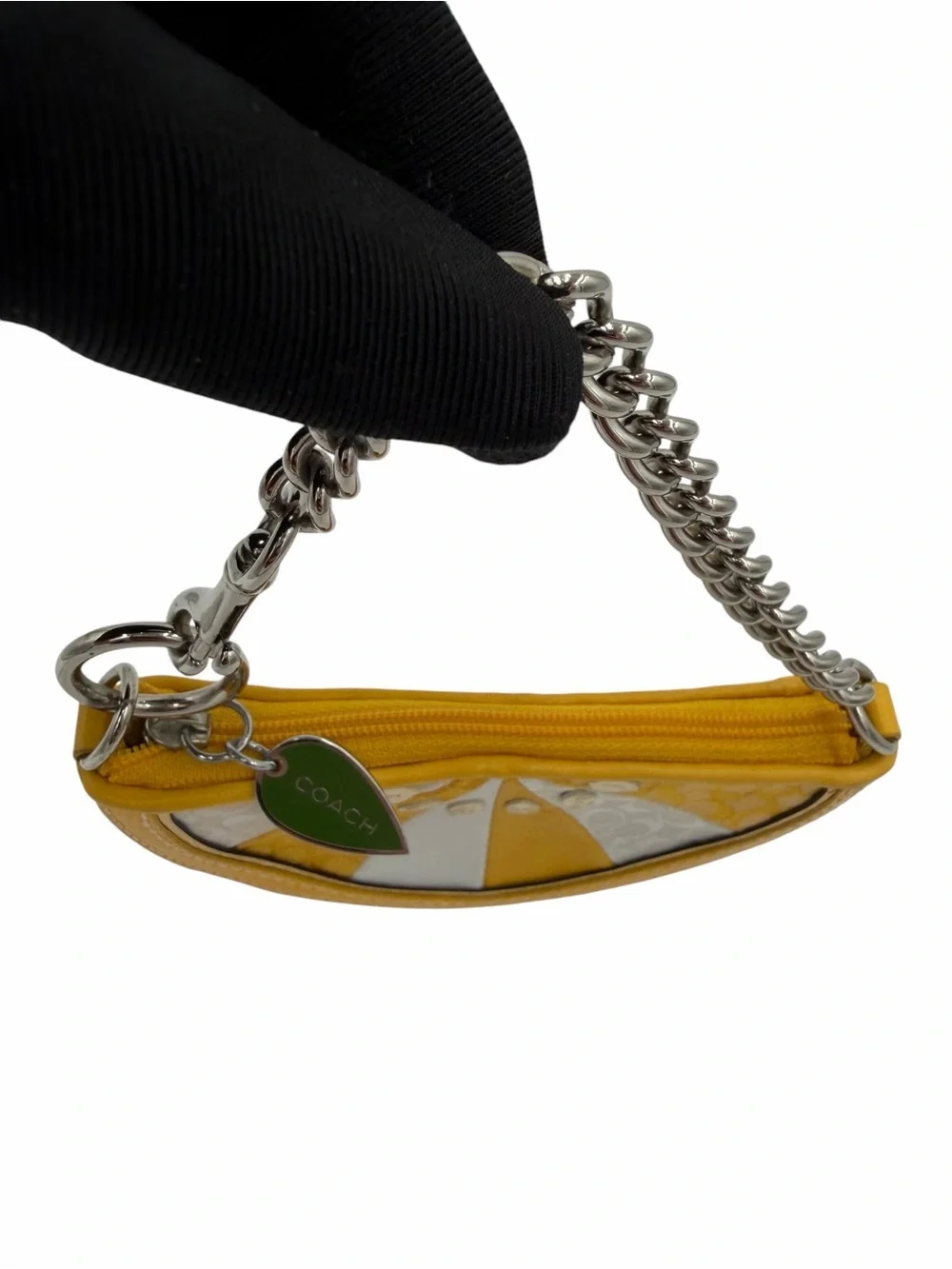 RARE Vintage 2006 Coach Lemon Citrus Slice Coin Purse / Wristlet 🍋✨ Y2K